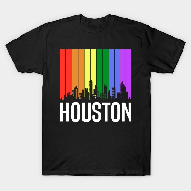 The Love For My City Houston Great Gift For Everyone Who Likes This Place. T-Shirt by gdimido